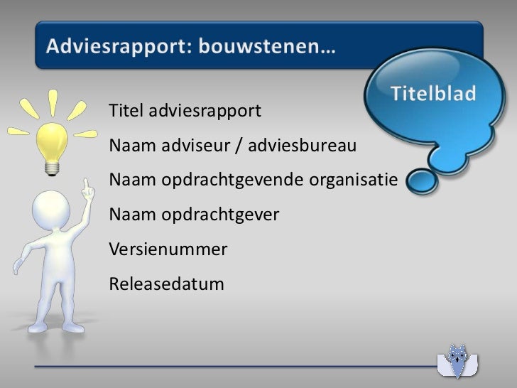 Adviesrapport - Structuur - Hoe Schrijf Je Een Adviesrapport