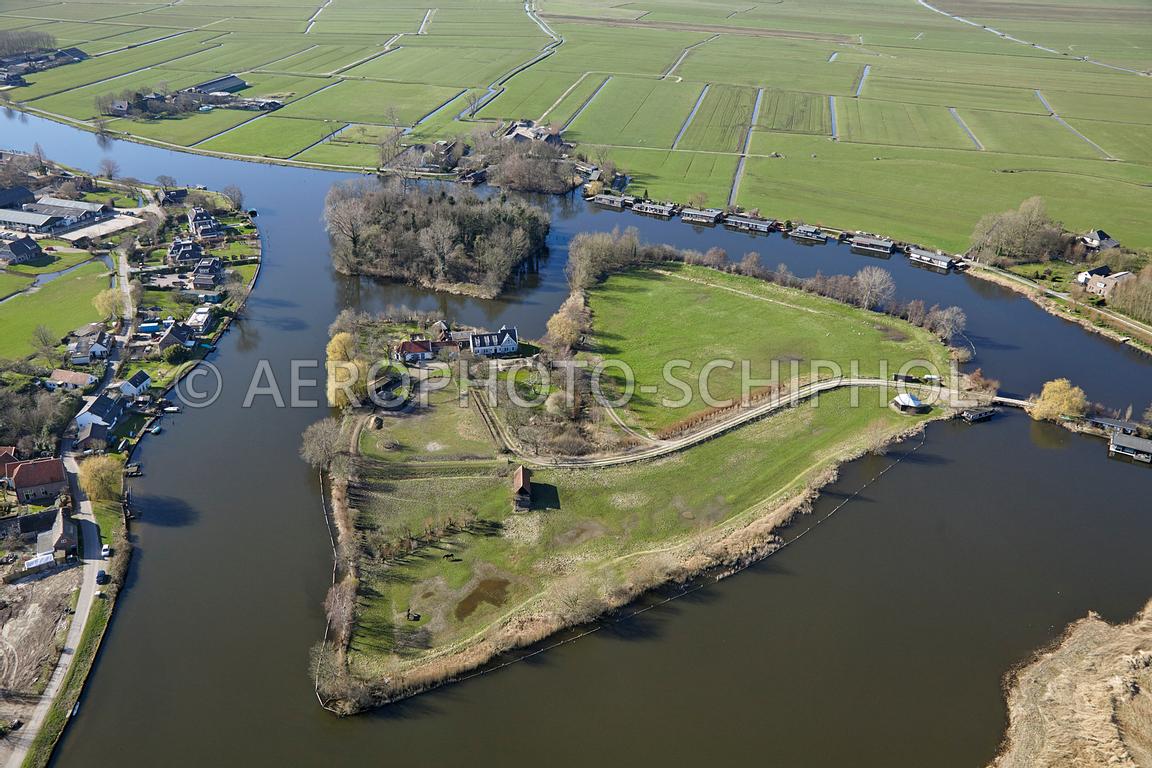 Aerophotostock | Nederhorst den Berg, luchtfoto Fort Hinderdam - Weer Nederhorst Den Berg
