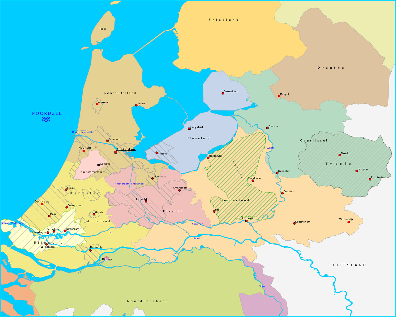 Afbeelding Kaart Van Nederland: Discover the Beauty of the Dutch - Welke Stad Ligt In Het Midden Van Nederland