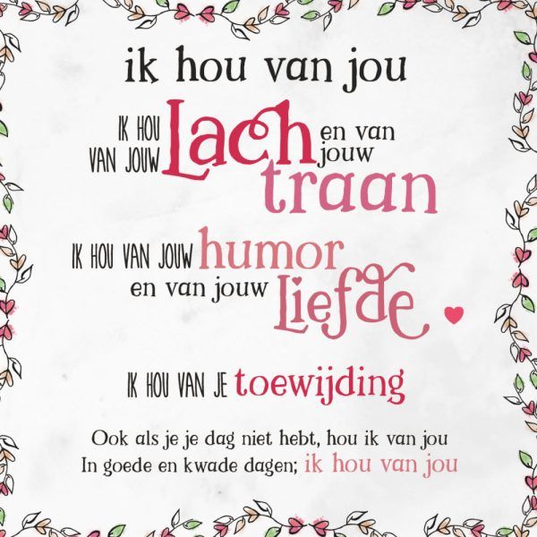 Afbeeldingsresultaat voor ik hou van jou My Only Love, I Love You, Best - Waarom Ik Van Jou Hou Boek