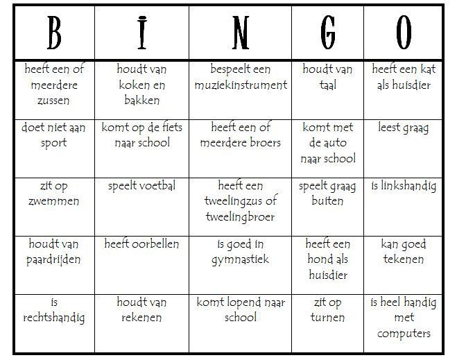 Online Bingo Spelen Met De Klas
