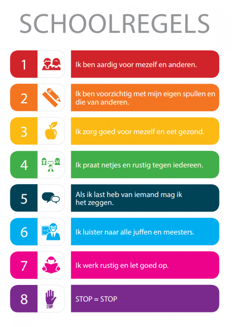 Afbeeldingsresultaat voor schoolregels | Onderwijs posters, Kinderen - Handboek Voor De Leraar Basisonderwijs