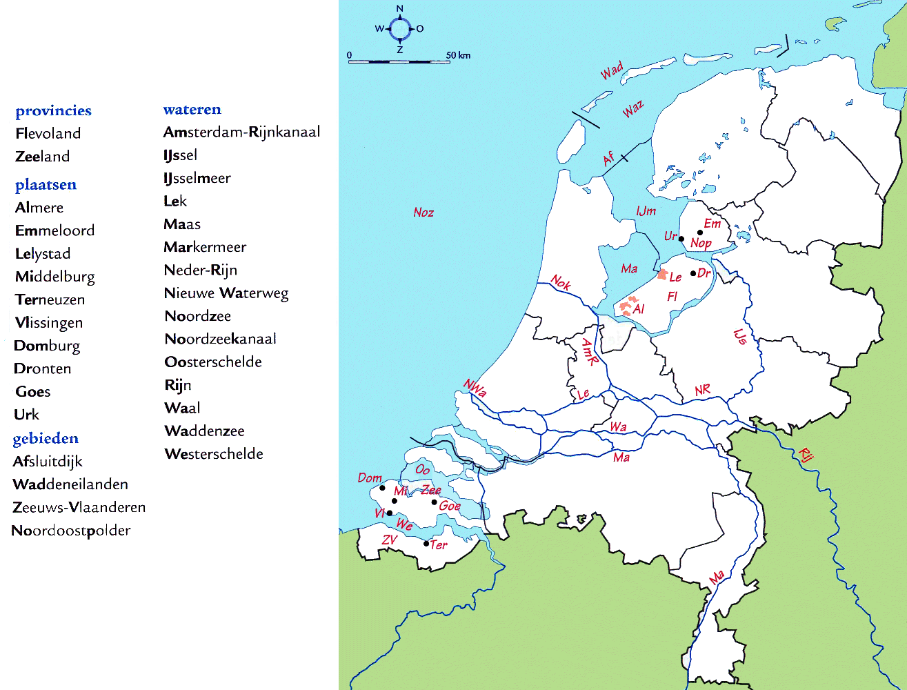 Afbeeldingsresultaat voor topografie provincies nederland - Nederlandse Provincies En Hoofdsteden Oefenen