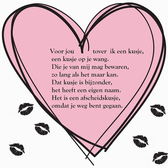 Afbeeldingsresultaat voor versje afscheid zoentje | Verjaardag juf - Hulp Bij Een Gedicht Maken