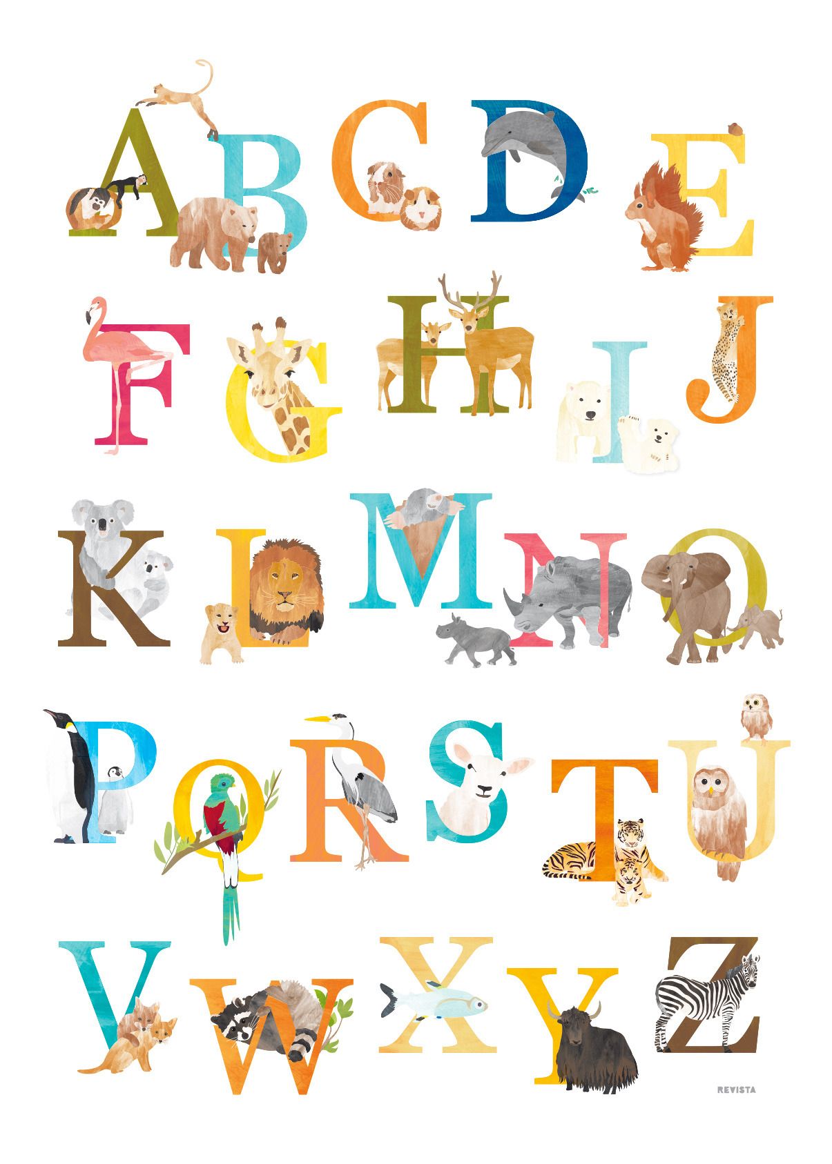 Afgelopen maanden illustreerde ik elke week een of meerdere letters uit - Dieren Met De Letter T