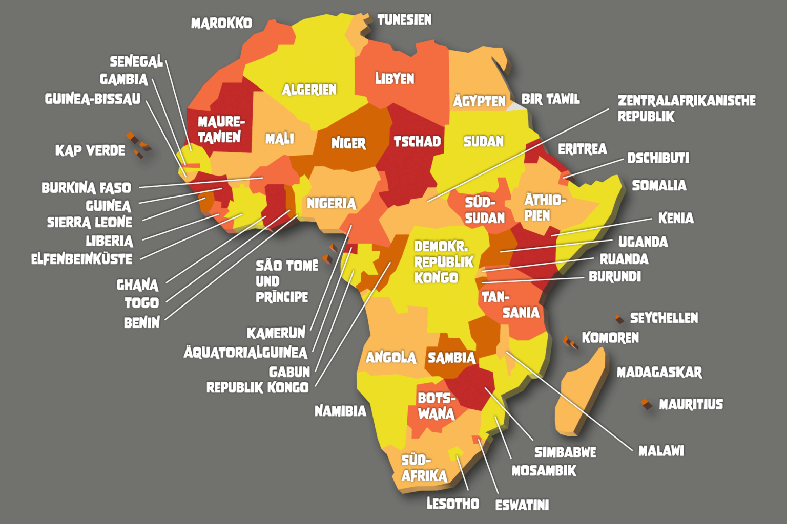 Welke Landen Zijn Er In Afrika