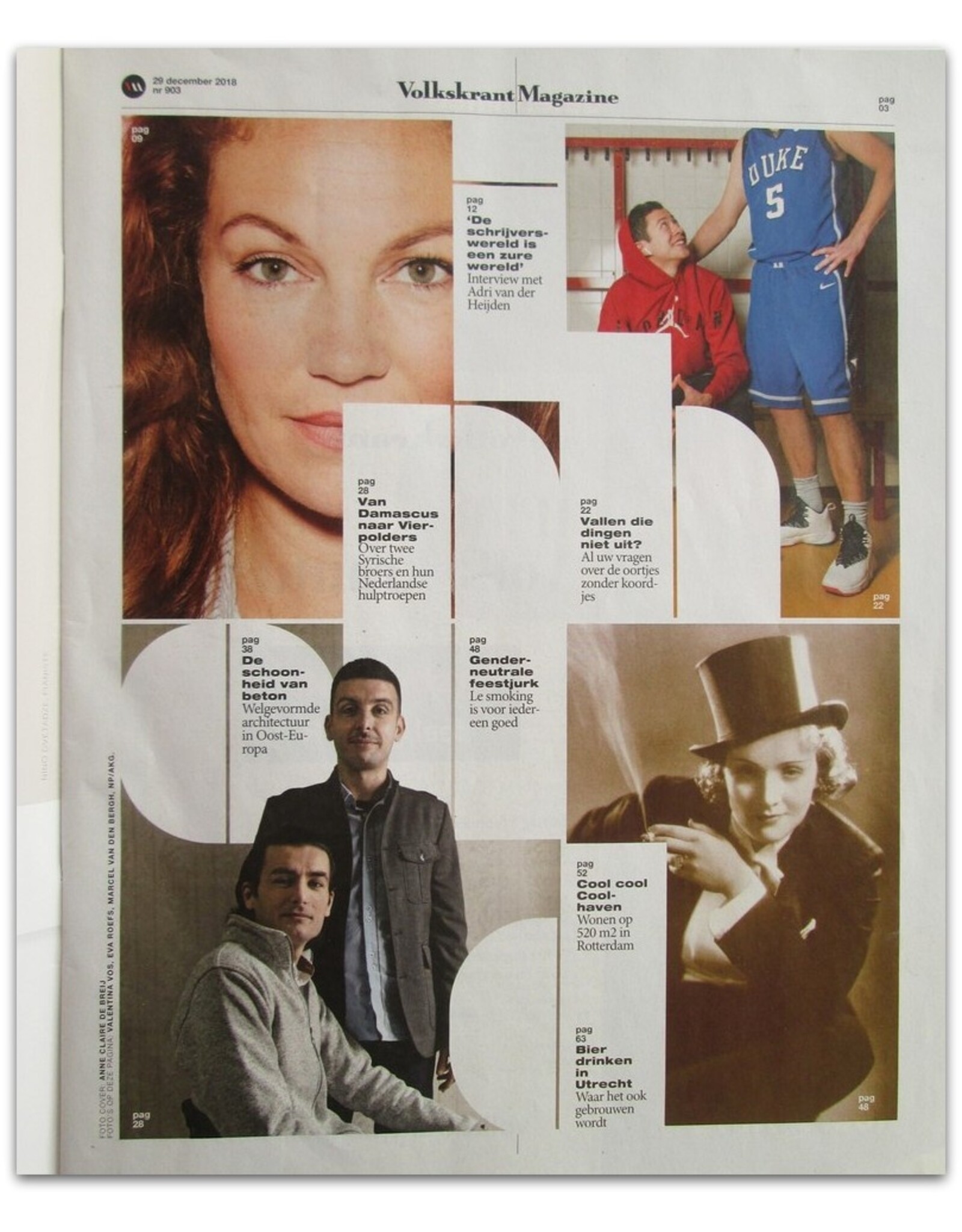 A.F.Th. van der Heijden - Volkskrant Magazine 903 - 2018 - Arcana Cabana - Afth Van Der Heijden Info