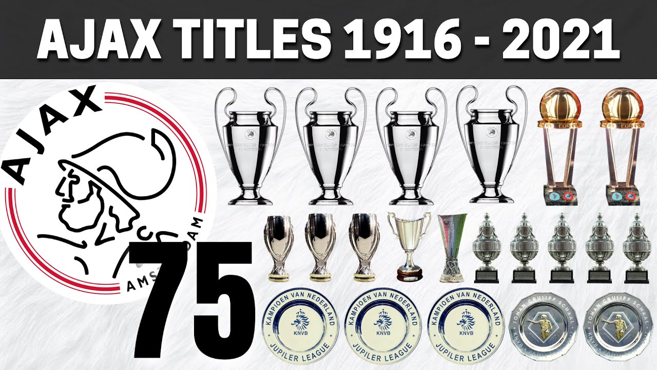 AJAX 🇳🇱 • ALL TITLES 1916 - 2021 | EREDIVISIE CHAMPION - YouTube - Hoe Vaak Heeft Ajax Knvb Beker Gewonnen
