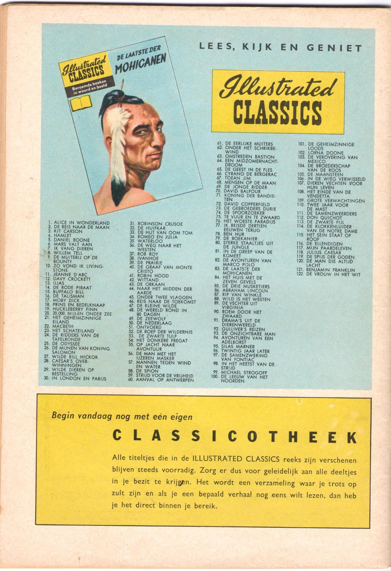 Akim Stripwinkel - Illustrated Classics 122 - De vrouw in het wit - De Vrouw In Het Wit