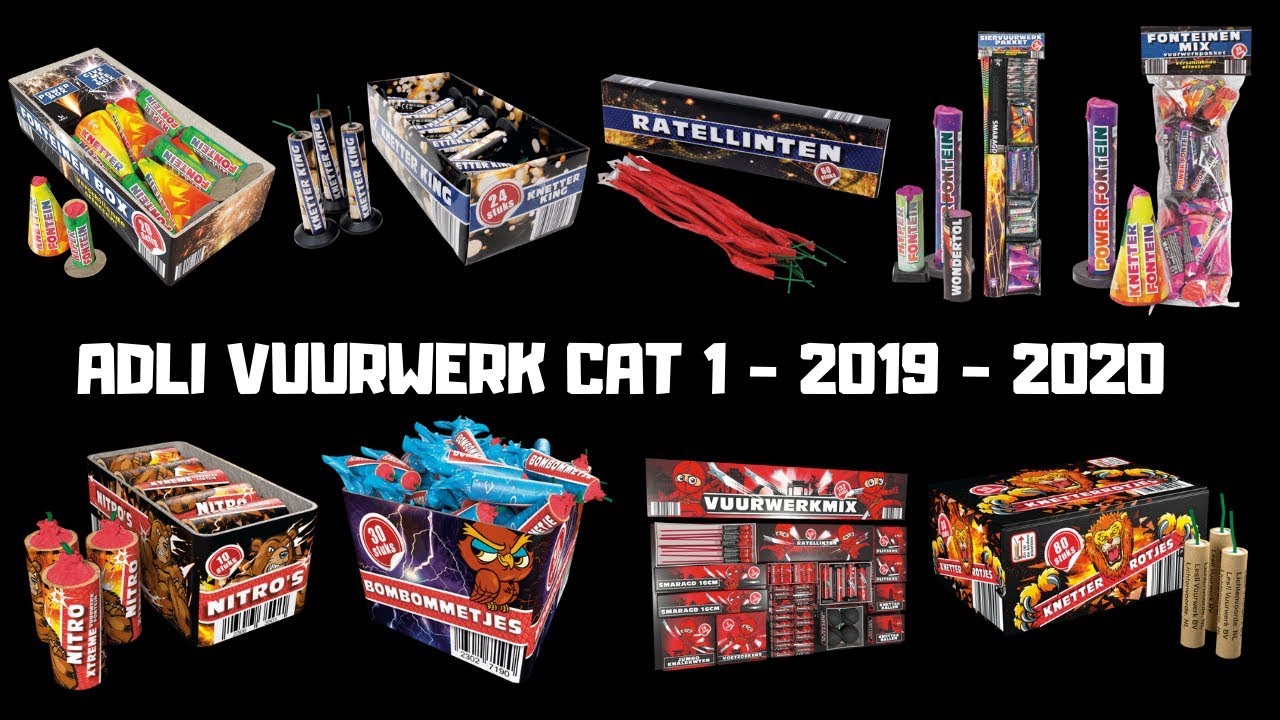 Aldi vuurwerk overzicht cat 1 - 2019 - 2020 - YouTube - Hoeveel Categorieën Vuurwerk Zijn Er