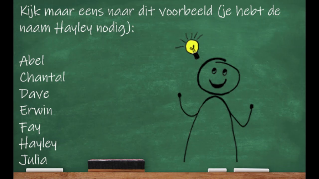 Woorden Op Alfabetische Volgorde Zetten