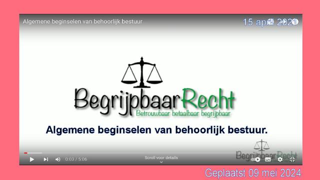 Algemene beginselen van behoorlijk bestuur. - Algemene Beginselen Van Behoorlijk Bestuur Wetsartikel