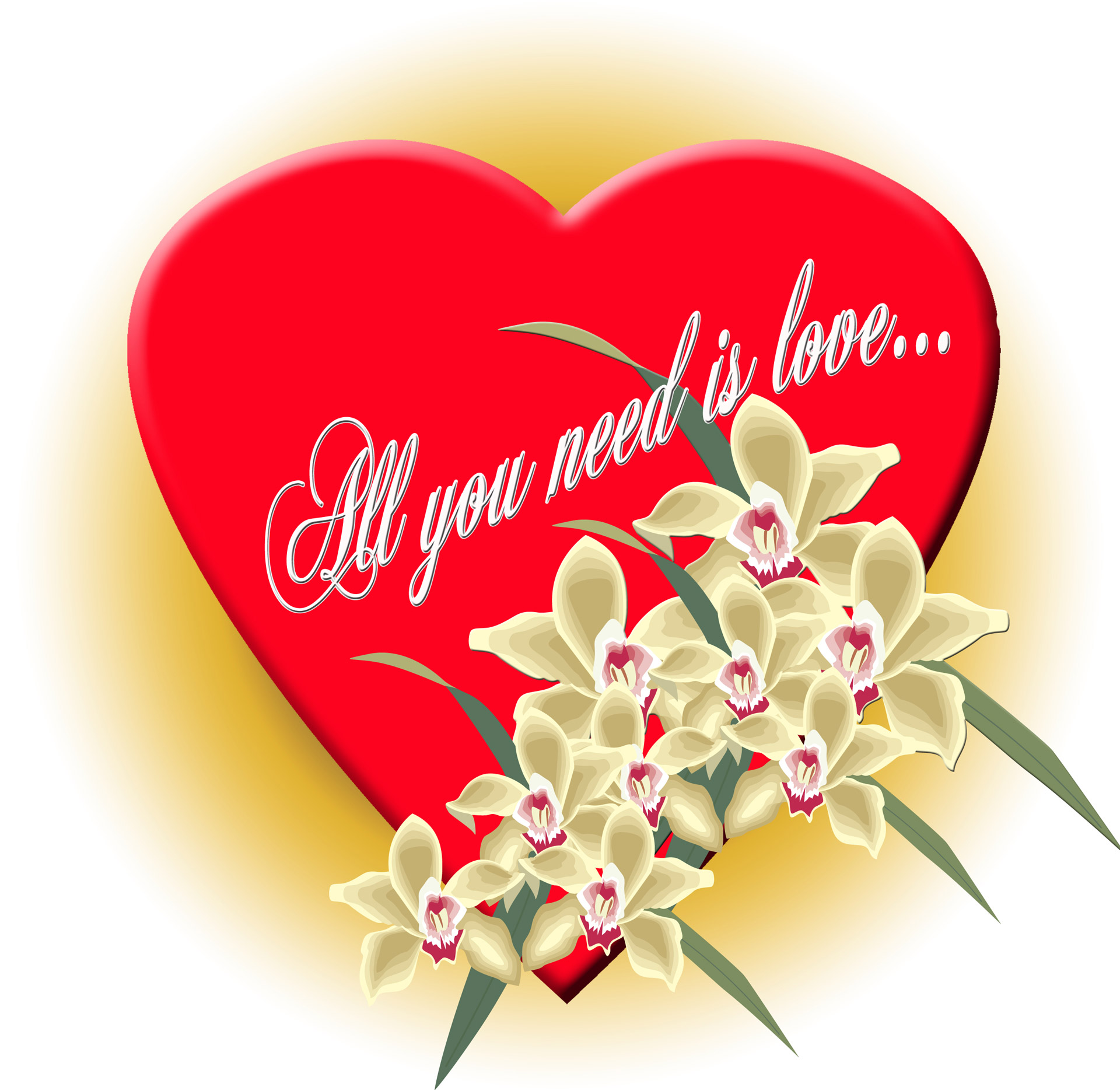 All You Need Is Love! Free Stock Photo - Public Domain Pictures - All You Need Is Love Logo