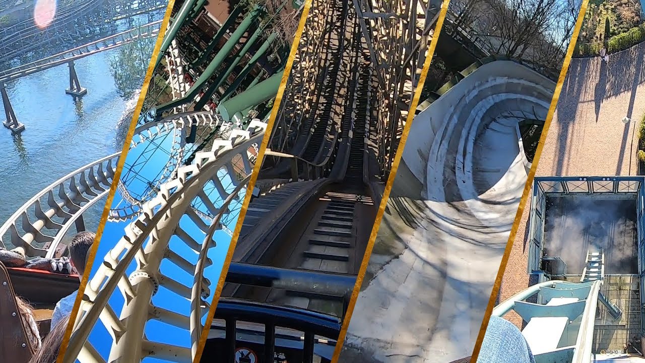Alle achtbanen in de Efteling onride - YouTube - Hoe Hoog Is De Hoogste Achtbaan In De Efteling