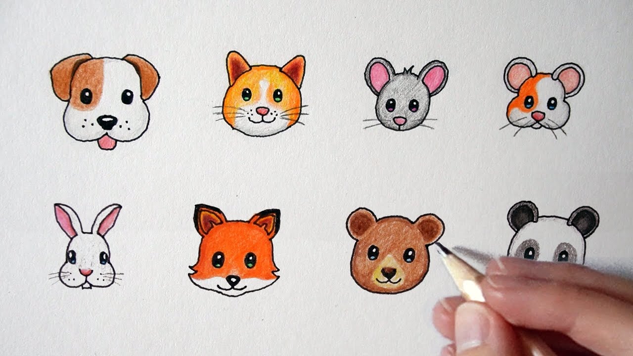 Alle Dieren Emojis Tekenen CHALLENGE! (Deel 1) - YouTube - 3 Dieren In 1 Tekenen