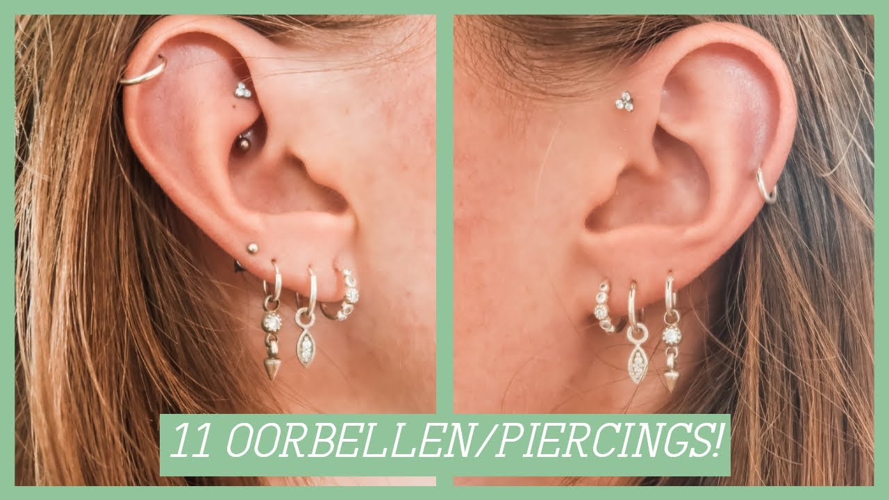 Alles over mijn 11 oorgaatjes/piercings! ★ o.a. Forward Helix, Helix - Pijn Achter Oor En Oorschelp