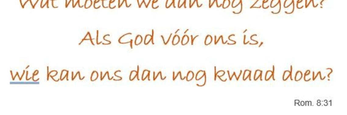 Als God Voor Ons Is