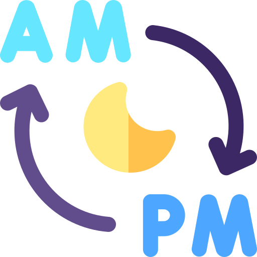 Am pm Basic Rounded Flat icon - Waar Staat Am En Pm Voor