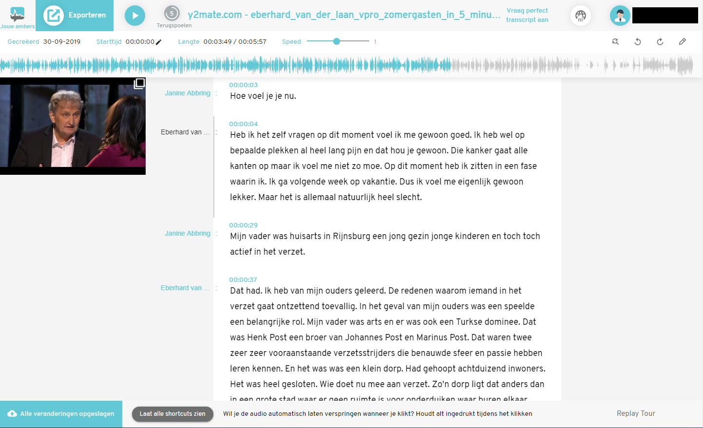 Amberscript Gratis - Hoe Ziet Een Transcript Eruit