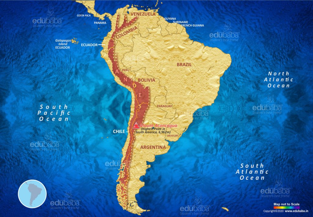Andes Mountains | Definition, Map & Facts for Exam – EDUBABA - Hoe Hoog Is Het Andesgebergte