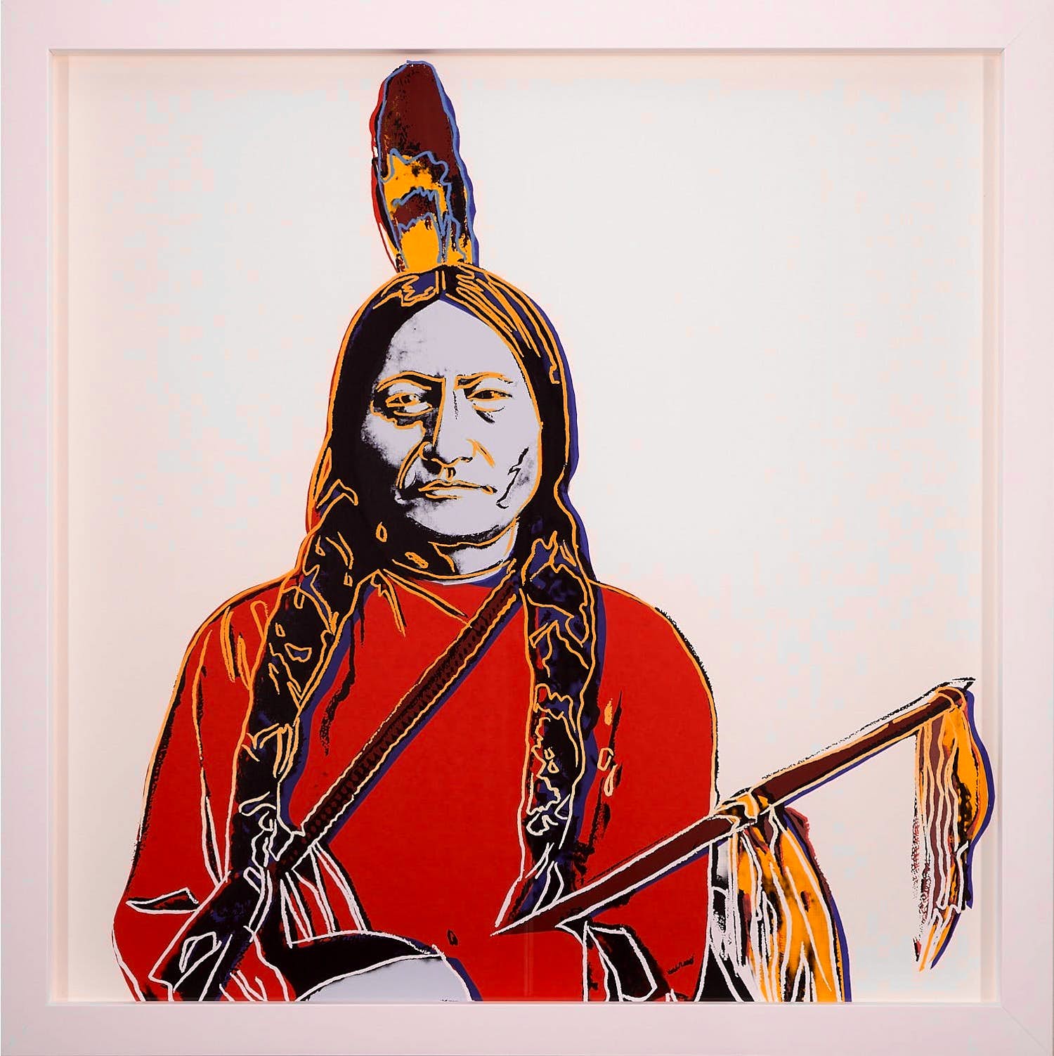 Andy Warhol - Silkscreen Sitting Bull - special edition for Cowboys and - Landelijk Procesreglement Voor Civiele Dagvaardingszaken
