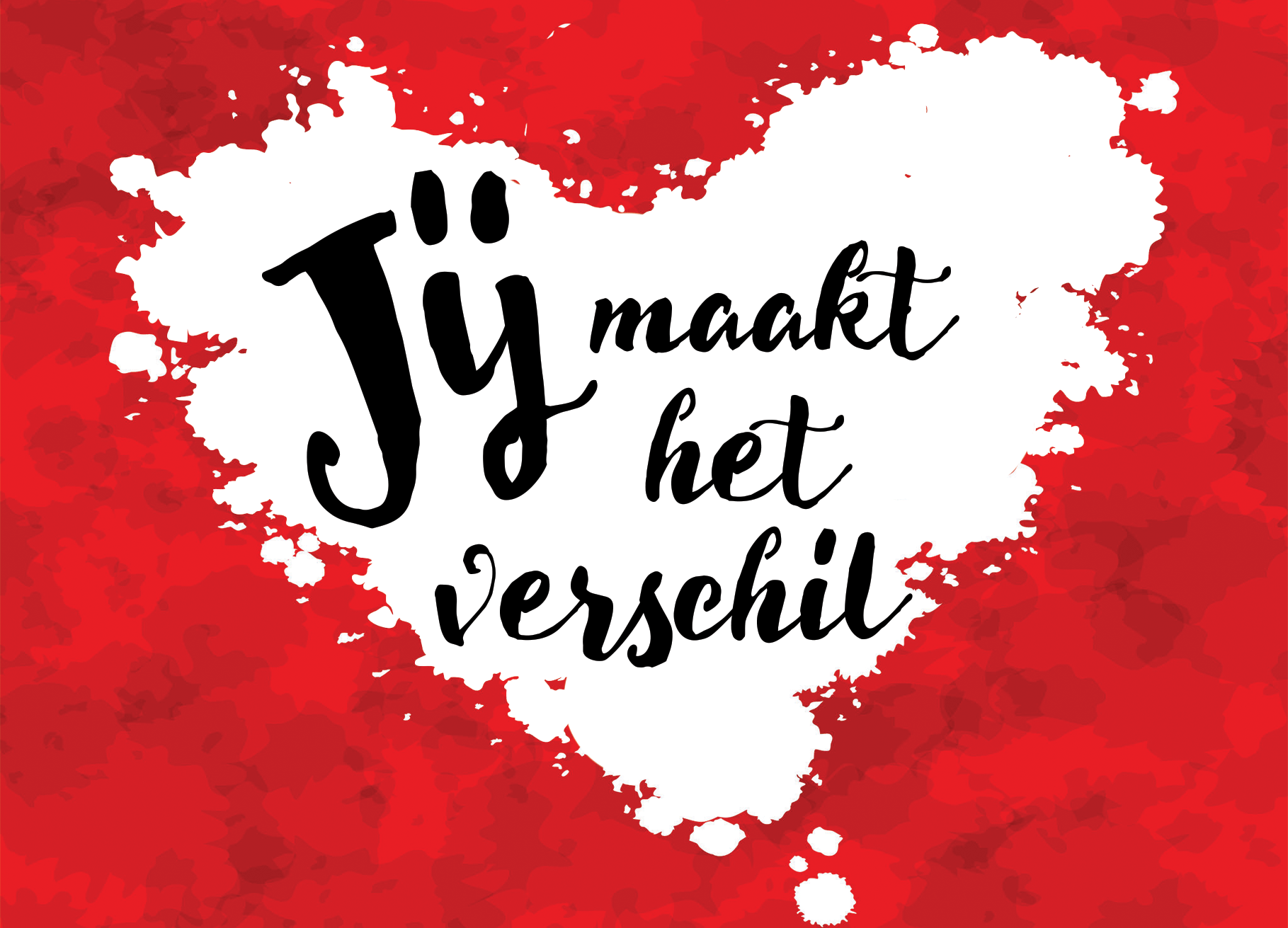 Ansichtkaart: Jij maakt het verschil - De Liefdesdokter - Jij Zegt Het Van Connie Palmen