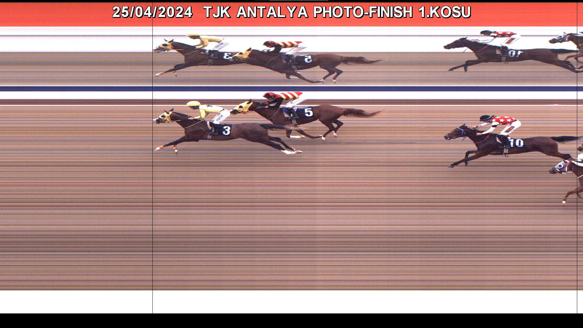 Antalya 1. Koşu Foto Finish Resmi (25 Nisan 2024, Perşembe) - Wanneer Is De Examenuitslag 2024
