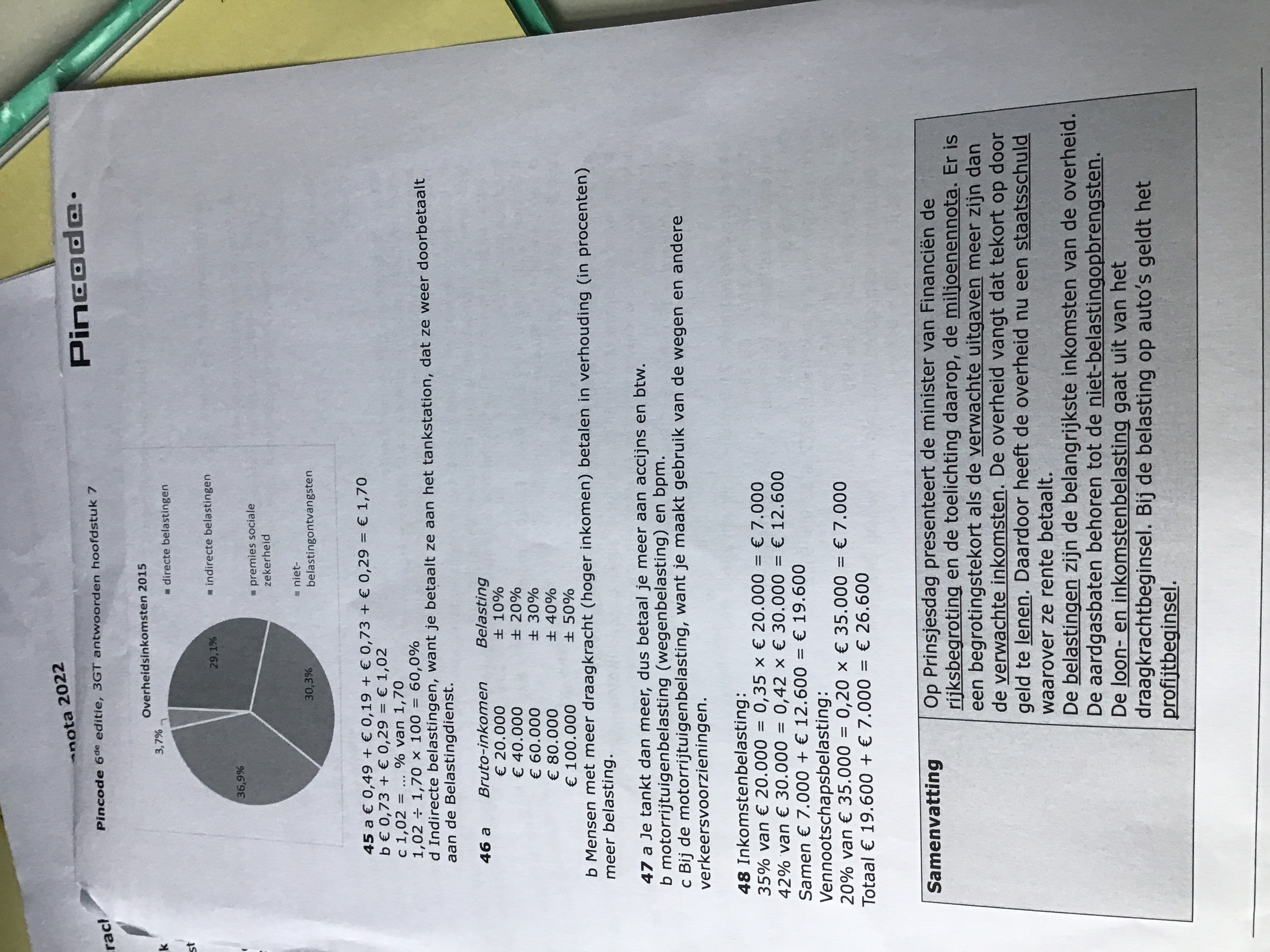 Antwoorden Economie Pincode Pincode 3 mavo 7.4 (3e klas vmbo - Nieuw Nederlands Antwoorden 4 Vwo 7e Editie
