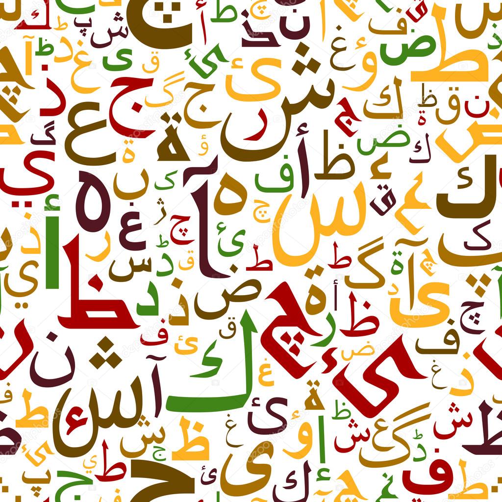 Arabisch Alfabet Begin Midden Einde
