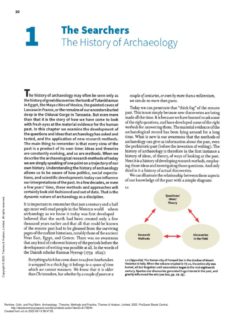 Archaeology Theories Methods and Practice - (1 The Searchers The - Archeology Theories Methods And Practice