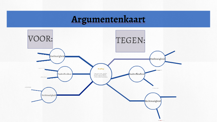 Argumentenkaart by Jonah Haringa on Prezi - Hoe Weerleg Je Een Tegenargument