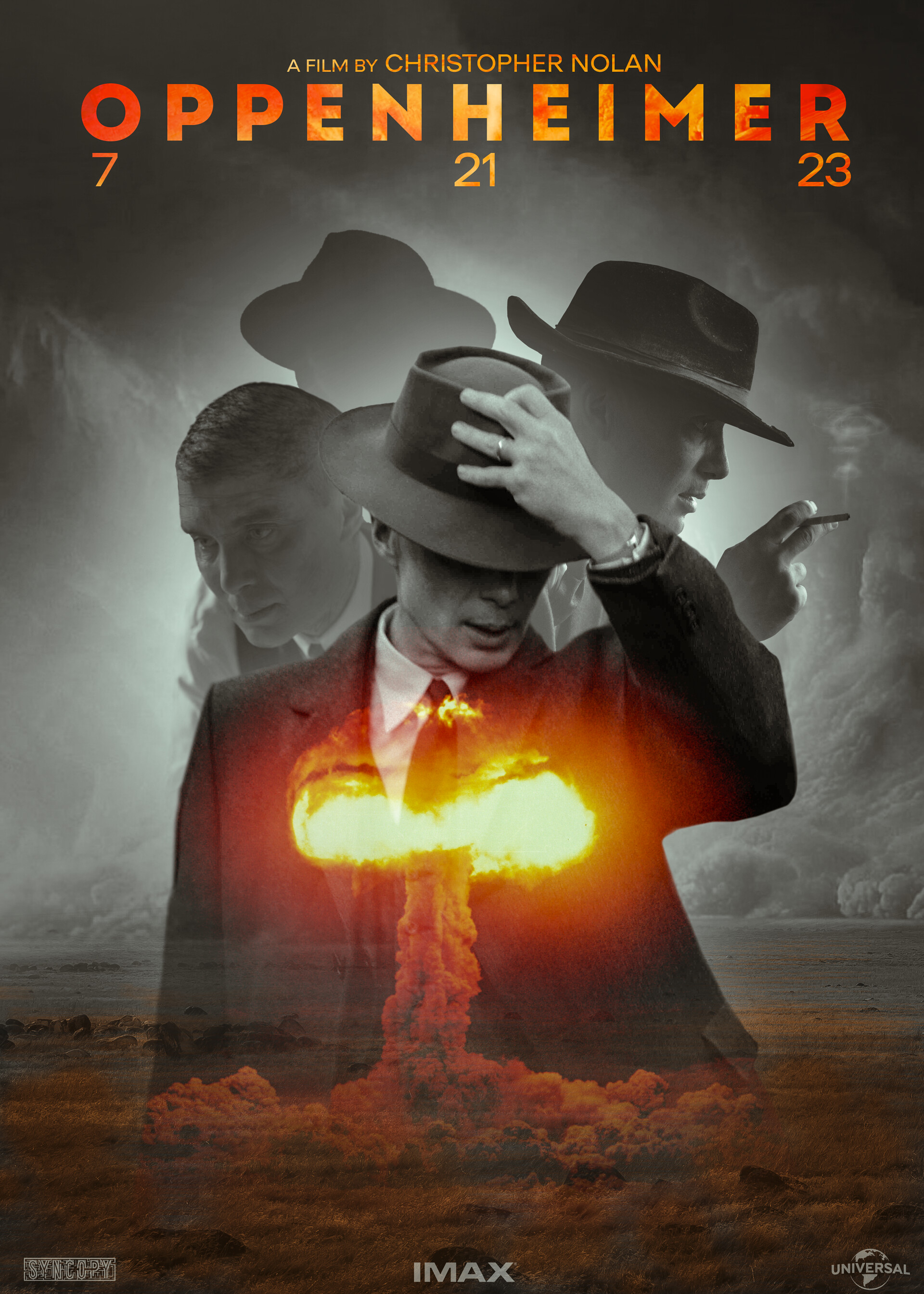 ArtStation - Poster Oppenheimer movie by Christopher Nolan - Waar Gaat Film Oppenheimer Over