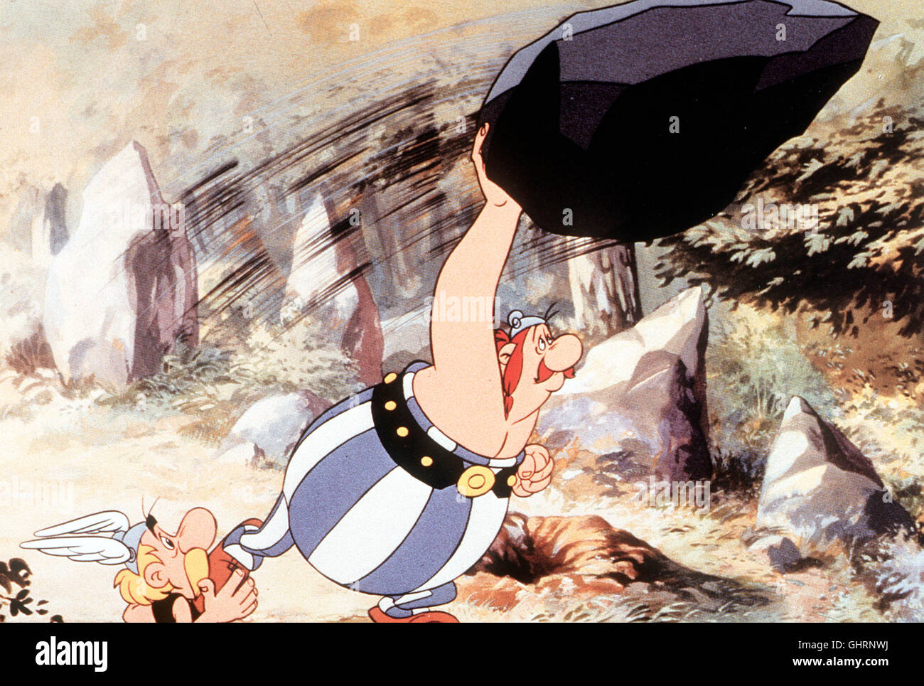Asterix obelix hinkelstein -Fotos und -Bildmaterial in hoher Auflösung - Wat Draagt Obelix Altijd Op Zijn Rug