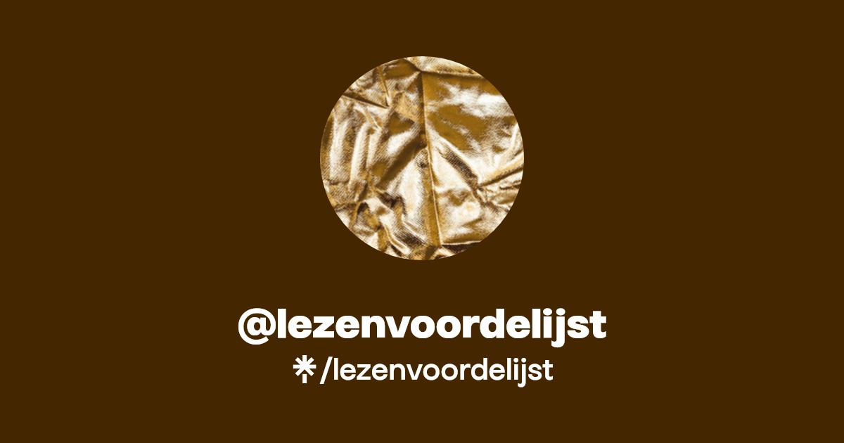 @lezenvoordelijst | Linktree - Lezen Voor De Lijst Havo 5