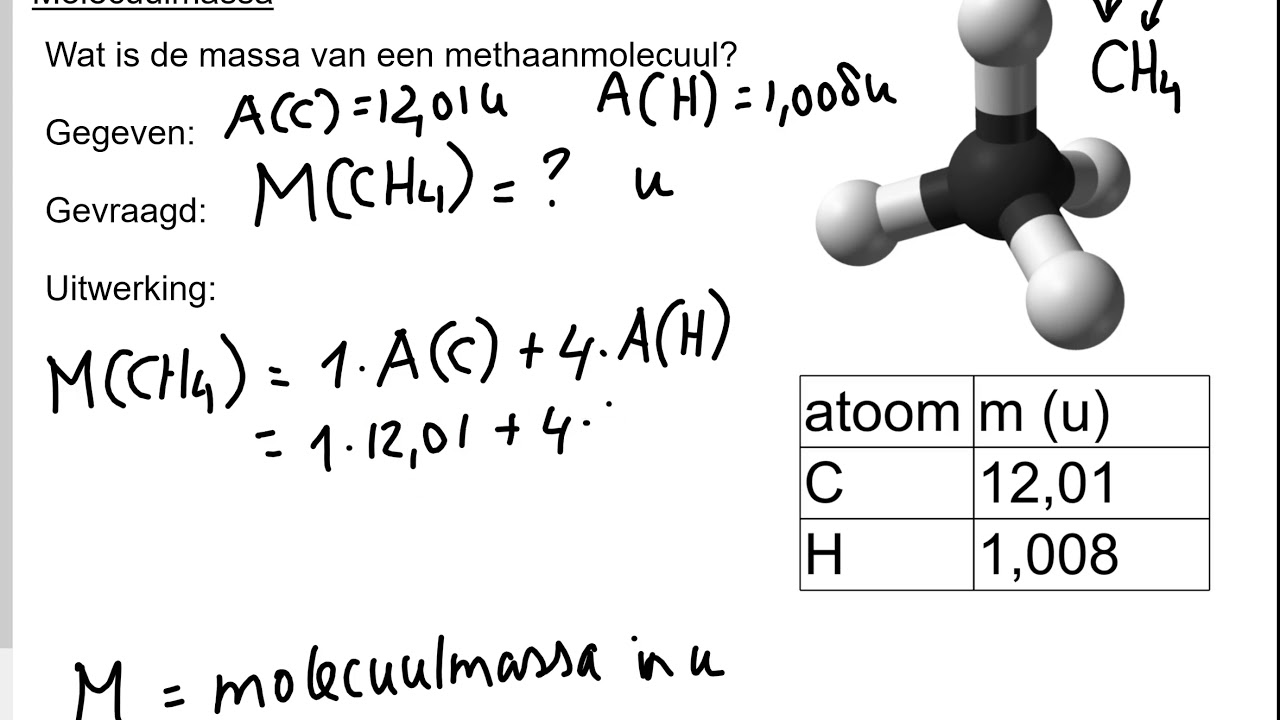 Hoe Bereken Je Molaire Massa