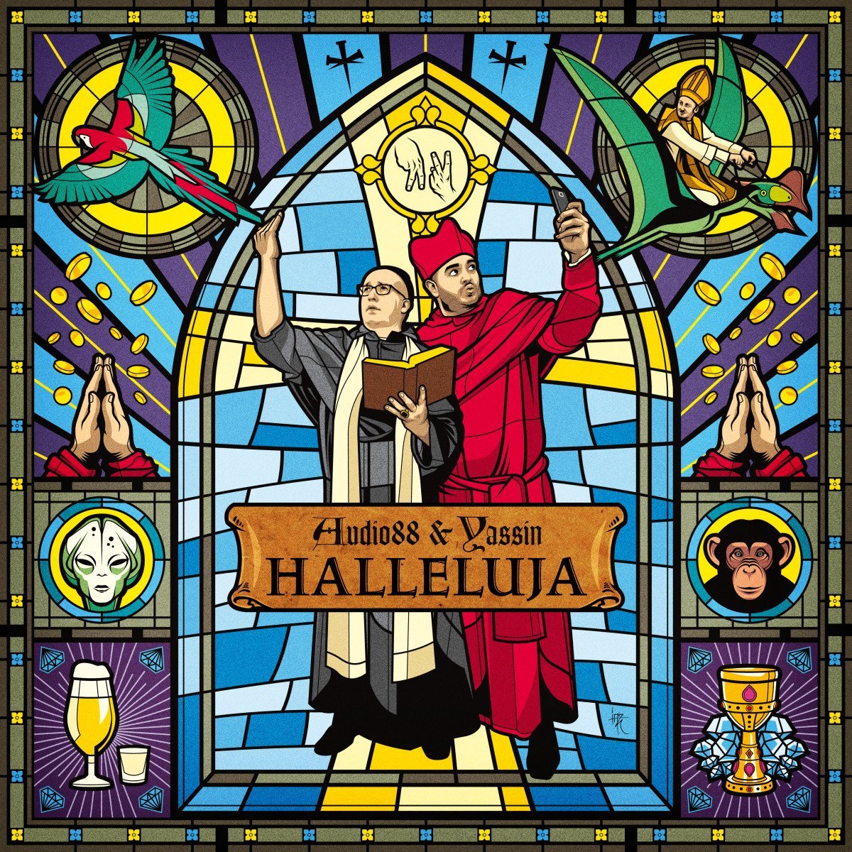 Audio88 & Yassin - Halleluja [Review] - rap.de - Halleluja Lof Zij Het Lam