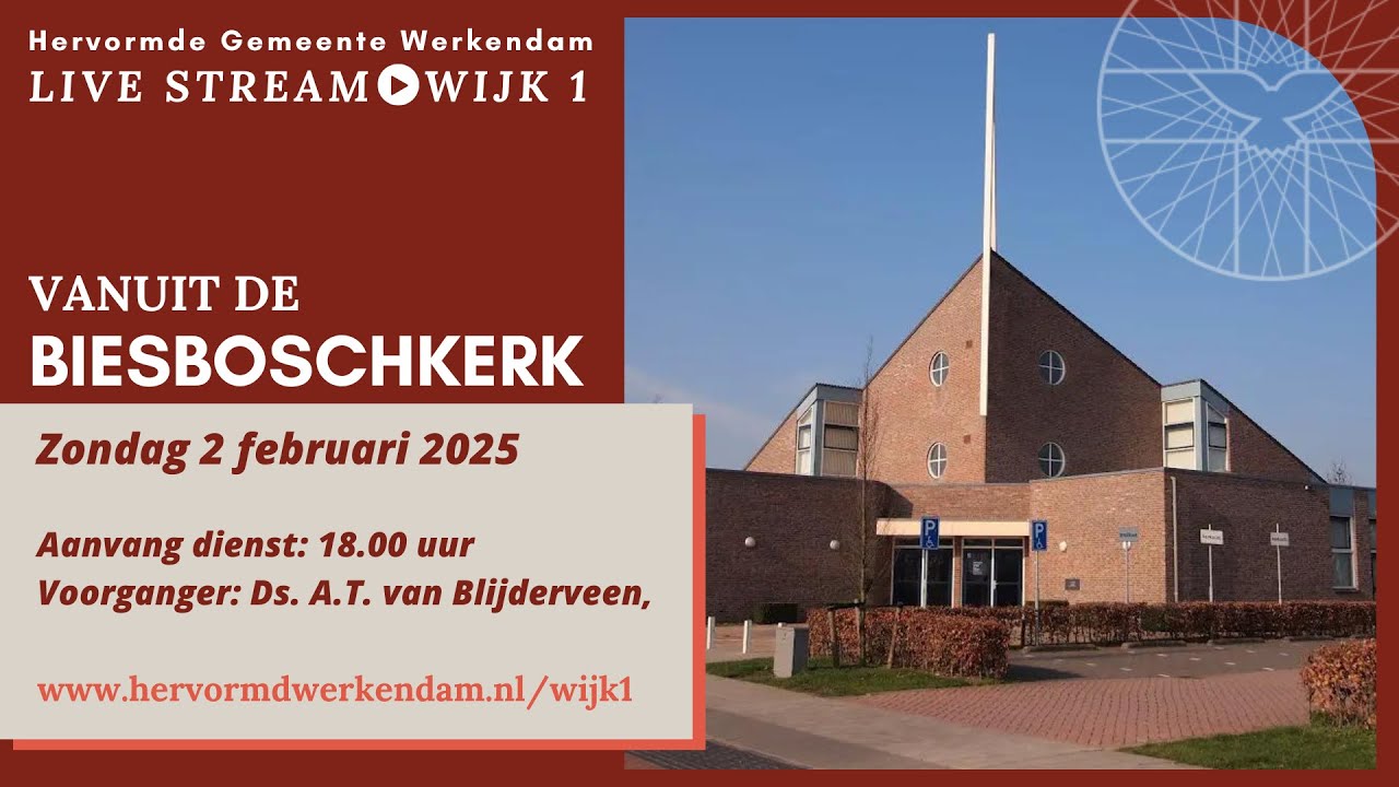 Avonddienst - 2 februari (18.00) | Herv. Gem. Werkendam (wijk 1 - Ger Gem Werkendam Live