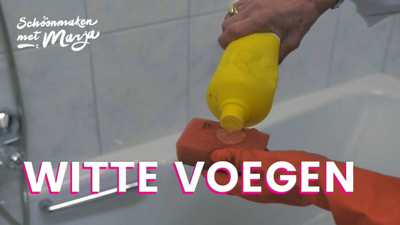 Badkamer schoonmaken, kalkaanslag verwijderen, voegen wit maken 💦 - Kalk Verwijderen Met Soda En Azijn