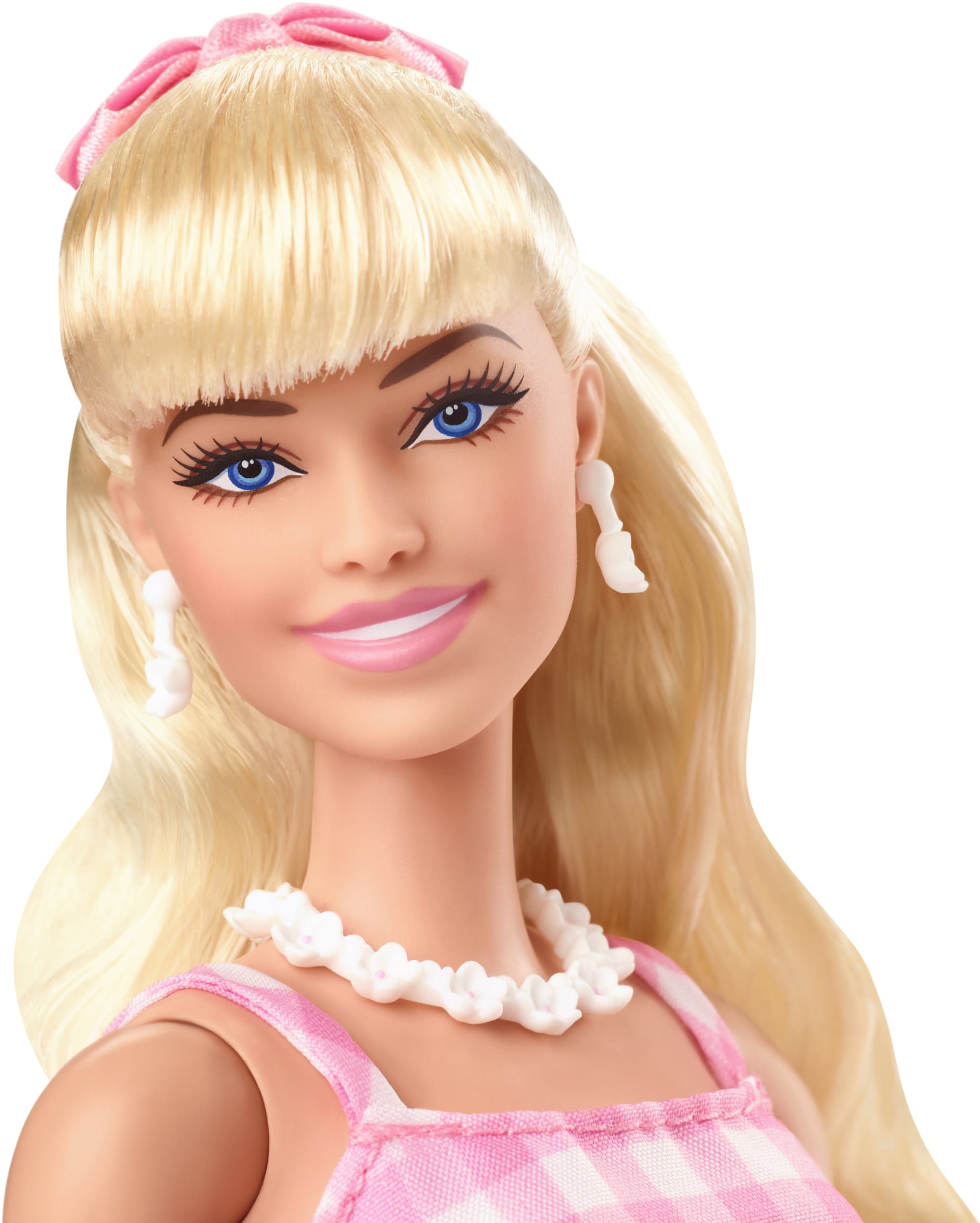 Barbie Film Poupée de coll Robe de guingan rose, Margot Robbie | Mattel - Barbie De Prinses En De Popster