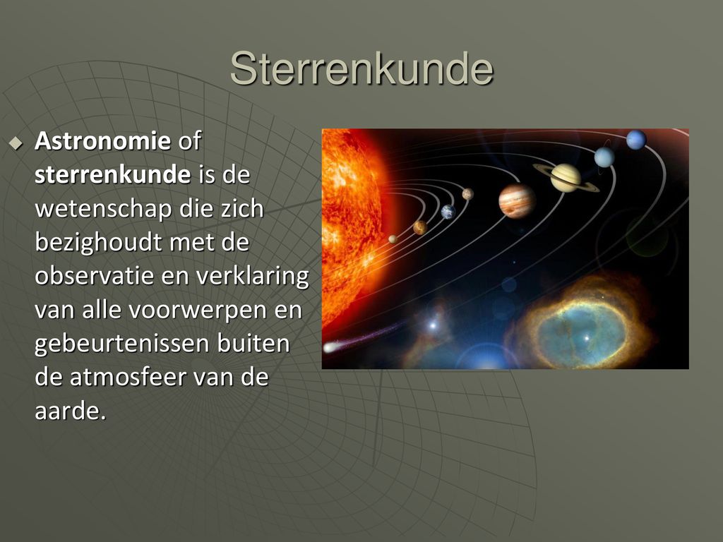 Hoe Noem Je Iemand Die Zich Bezighoudt Met De Sterrenkunde