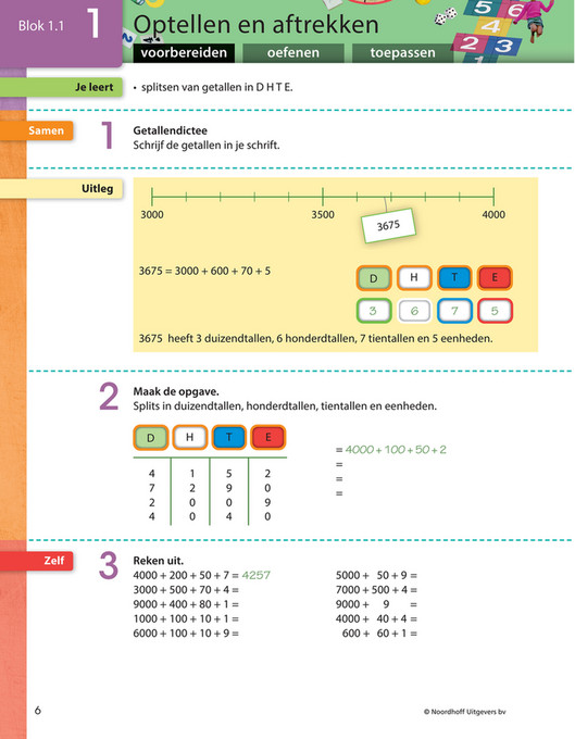 Basisonderwijs Leerboeken - Getal & Ruimte Junior Groep 6 Leerboek blok - Getal En Ruimte Junior Groep 7