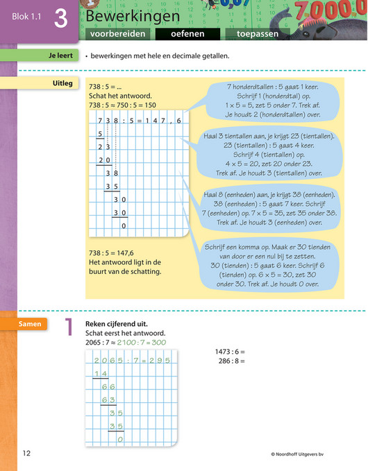Basisonderwijs Leerboeken - Getal & Ruimte Junior Groep 8 Leerboek blok - Getal En Ruimte Junior Groep 8