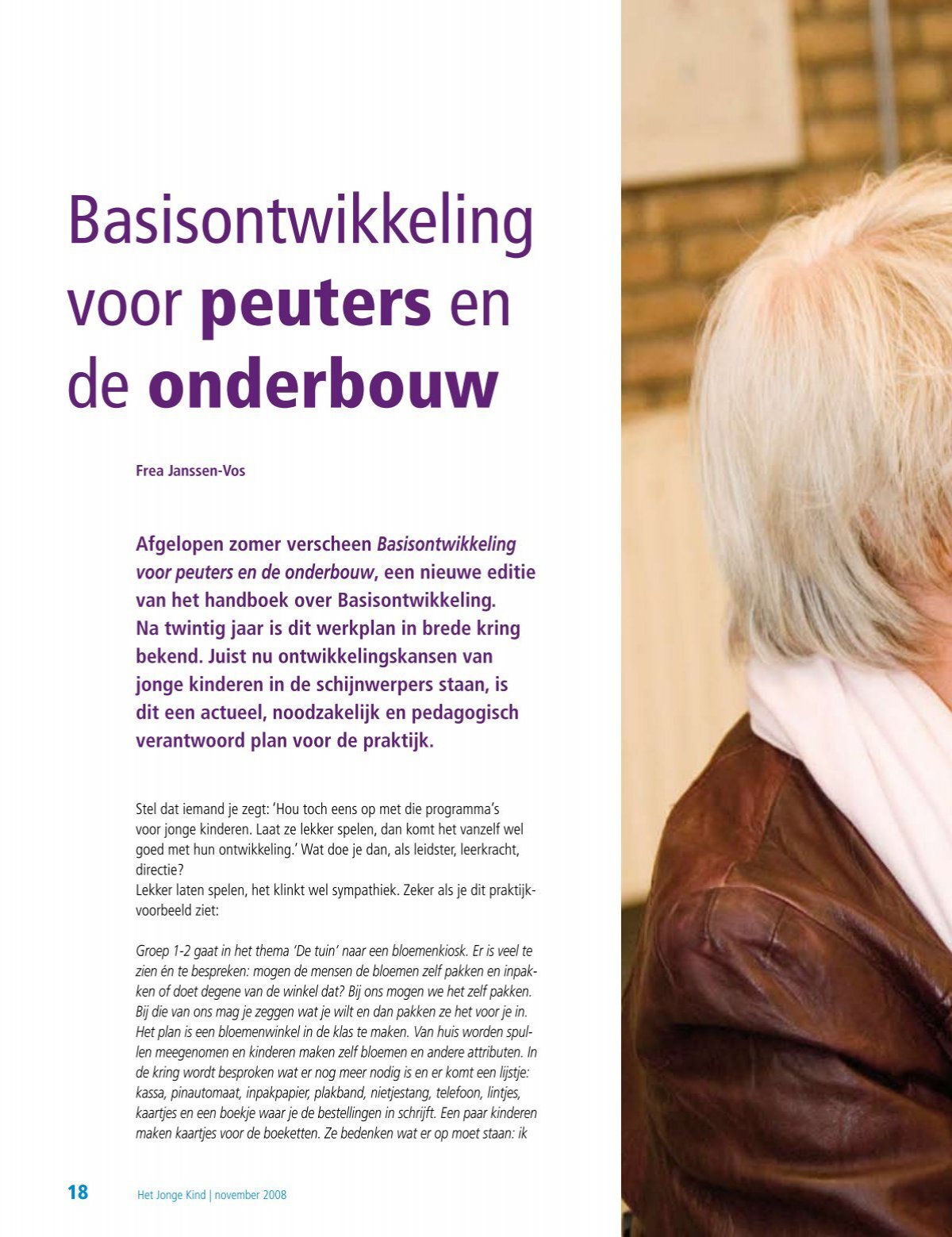 Basisontwikkeling Voor Peuters En De Onderbouw