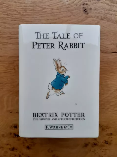 BEATRIX POTTER - The Tale of Peter Rabbit - Money Box - Wedgwood - Beatrix Potter The Tale Of Peter Rabbit