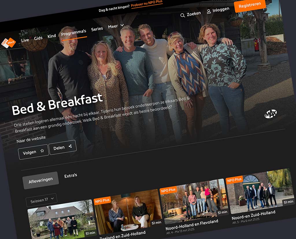 Bed and breakfast - De beste accommodaties voor een top verblijf. - Omroep Max Bed & Breakfast
