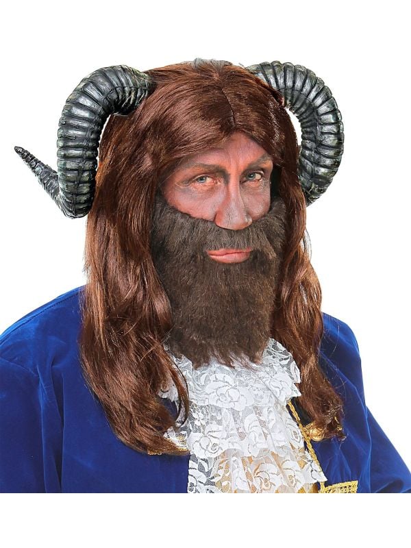 Beest van belle en het beest pruik | Carnavalskleding.nl - Beest Van Belle En Het Beest