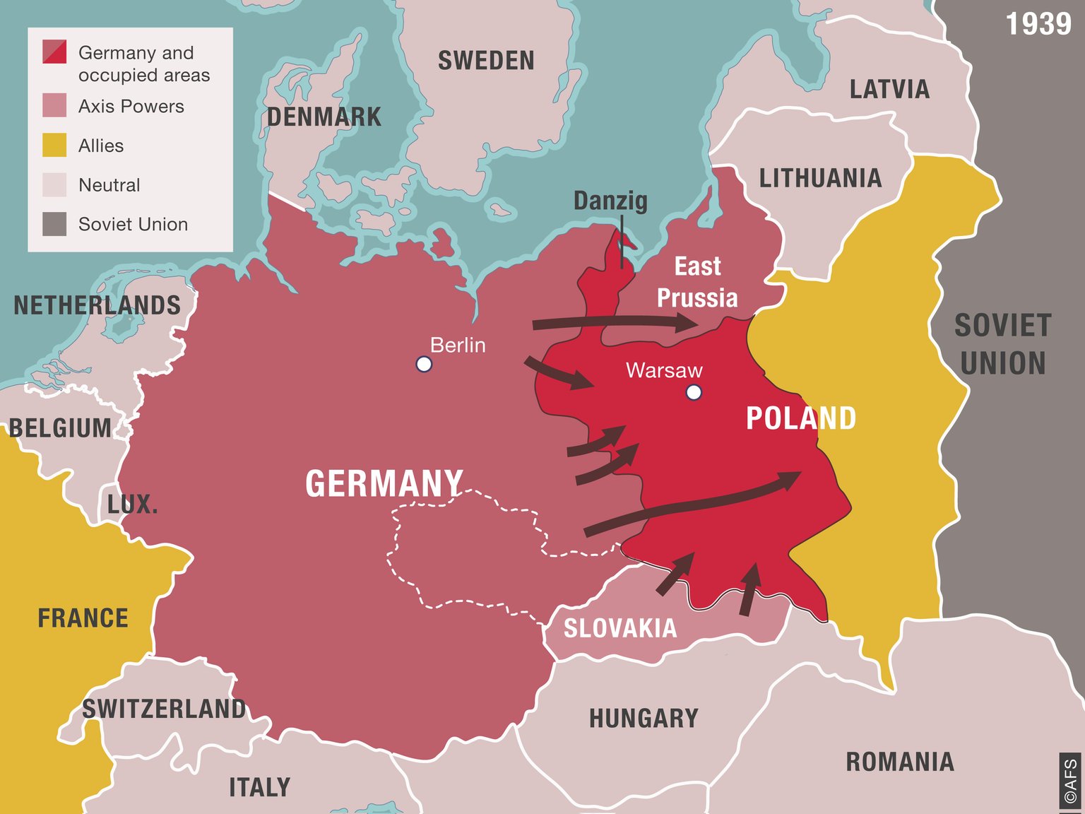 Begin van de Tweede Wereldoorlog: Duitsland valt Polen binnen | Anne - Wanneer Viel Duitsland Polen Binnen