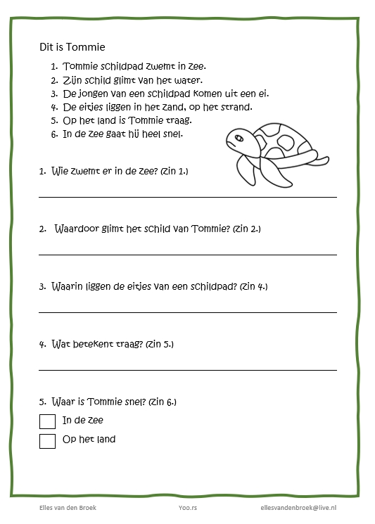 Begrijpend Lezen Teksten Groep 6