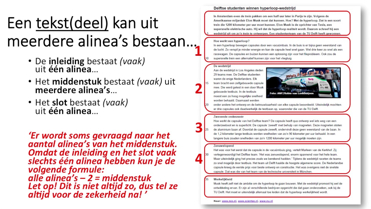 begrijpend lezen - tekstdelen: inleiding, middenstuk en slot - YouTube - Hoe Begin Je Een Inleiding Van Een Verslag