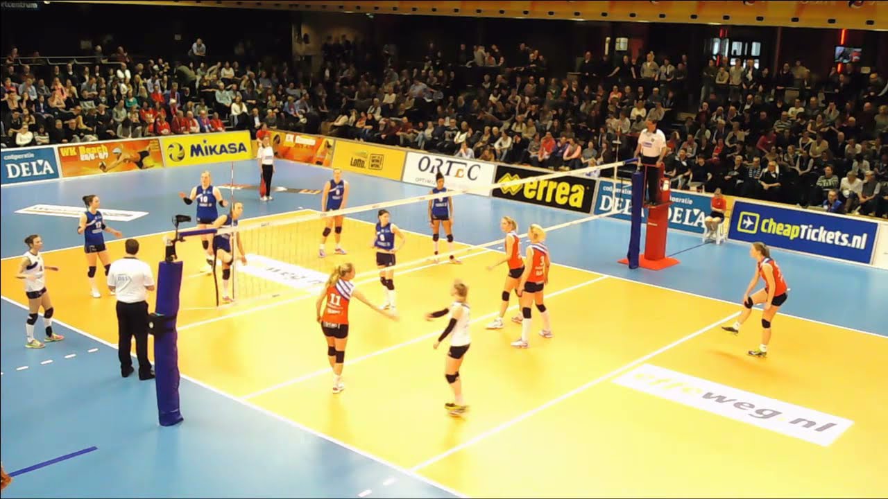 Bekerfinale volleybal dames Sliedrecht Sport - VC Sneek - YouTube - Hoe Ziet Een Volleybalveld Eruit